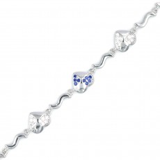 92.5 Sterling Silver Stylish Bracelet Collection For Women's & Girl's